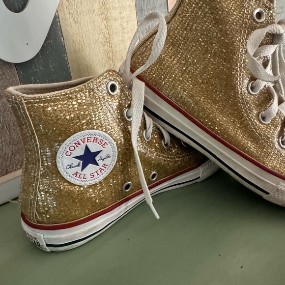 Converse Gold Girls size 1 - Picture 3 of 10